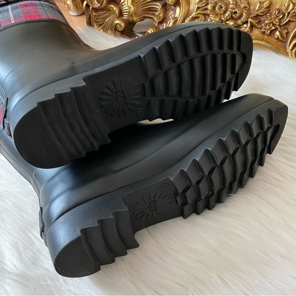 UGG Australia Sabene Plaid Tall Rain Boots - Picture 13 of 16